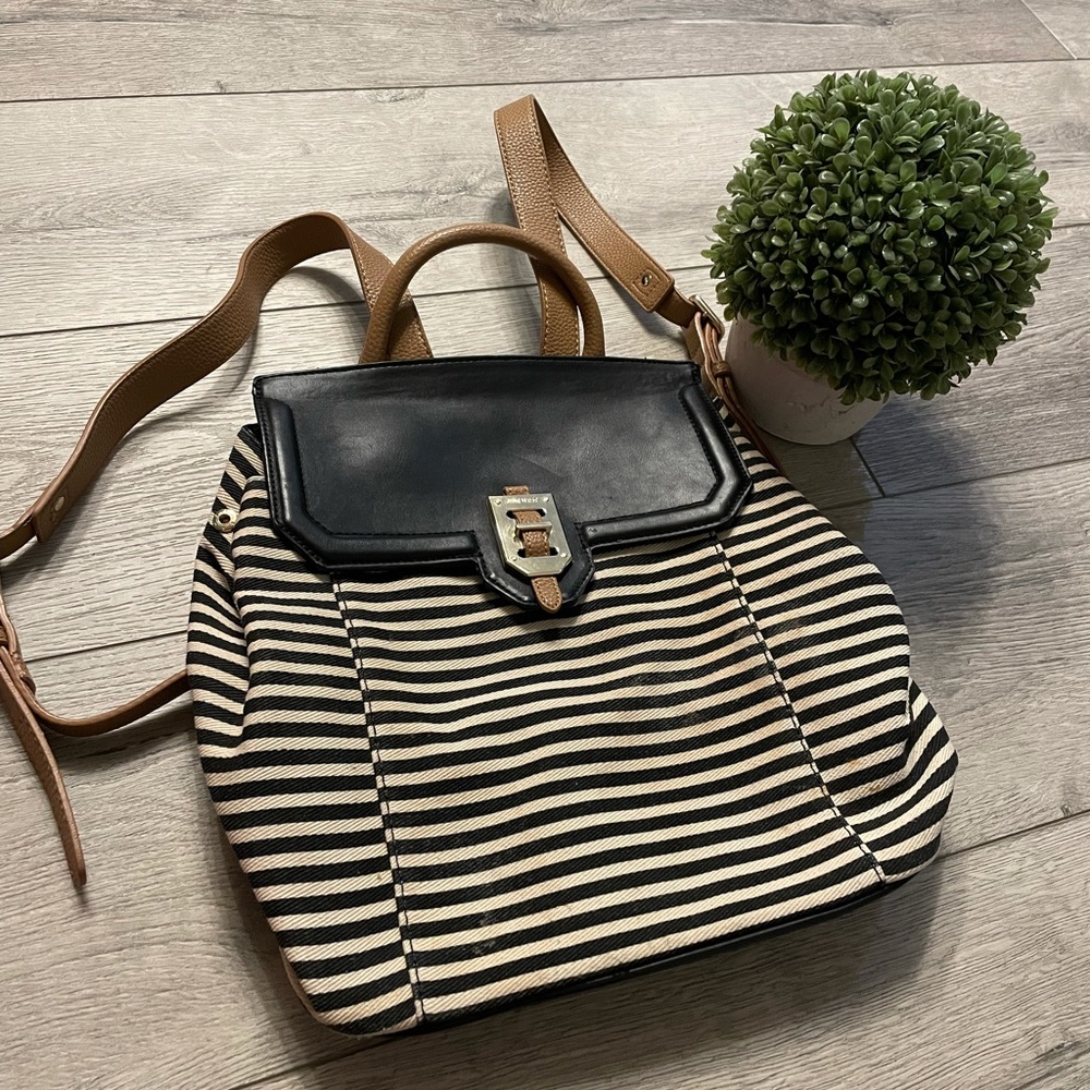 Nine East Black and White Backpack Purse- see other listing for size